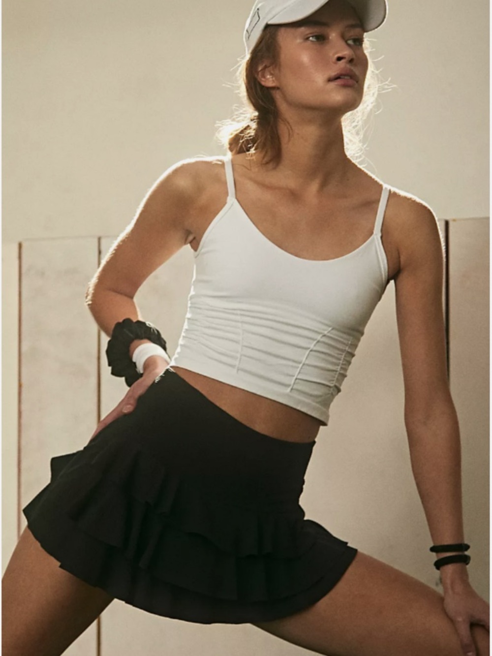 Free People Movement Good Karma Rushed Cropped Tank Top